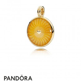 Pandora Shine Rays Of Sunshine Necklace Pendant Jewelry