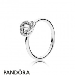 Pandora Rings Sparkling Love Knot Ring Jewelry